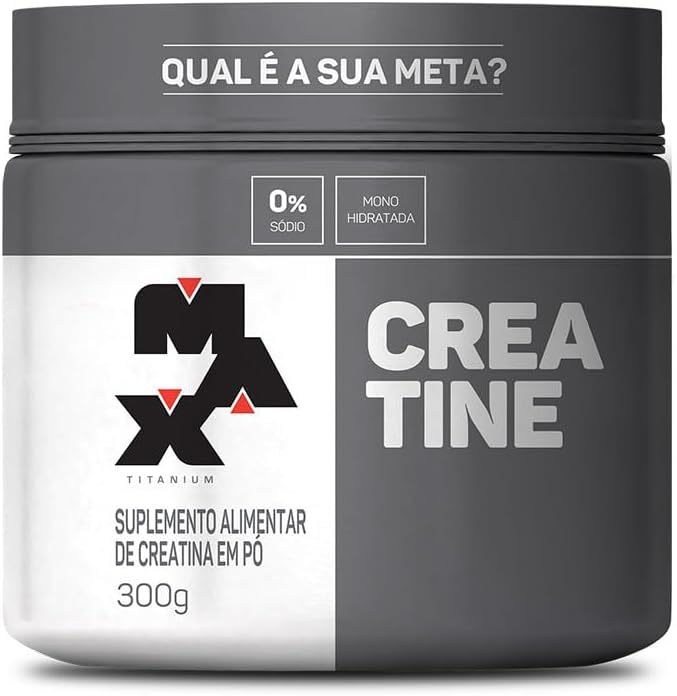 Creatina Max Titanium 300g é boa e pura