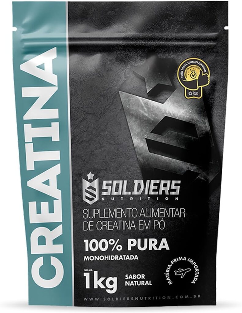 Creatina Soldiers Nutrition 1kg é boa e pura