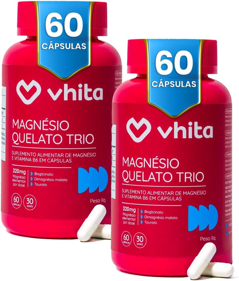 Magnésio Quelato Trio Vhita é bom para o sono