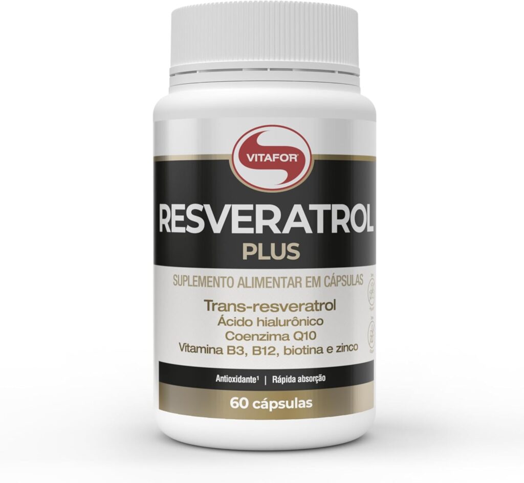Resveratrol Plus Vitafor é bom para a pele