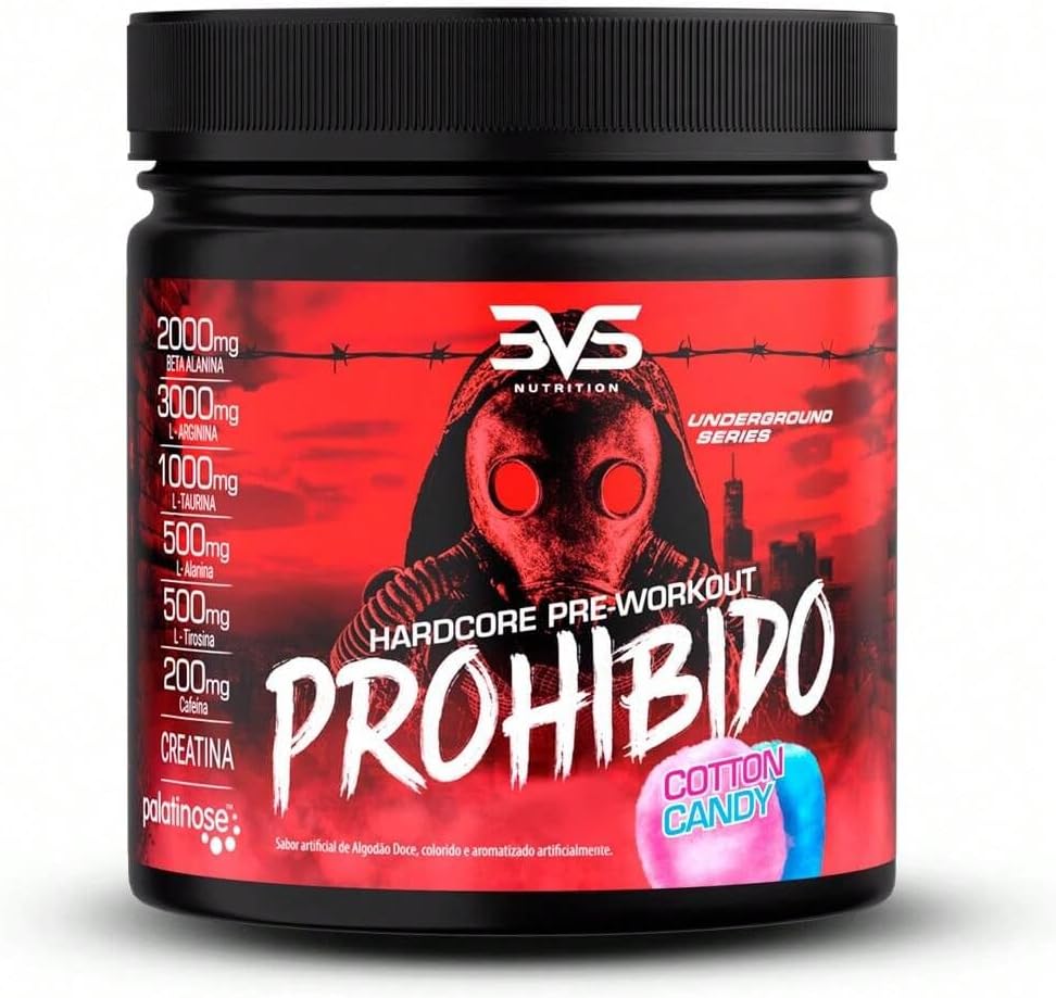 suplemento pré treino prohibido 3vs nutrition original